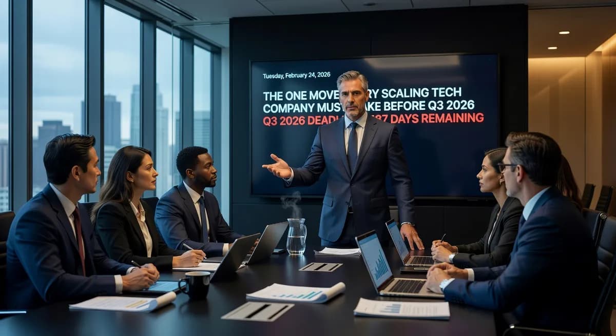 The One Move Every Scaling Tech Company Must Make Before Q3 2026